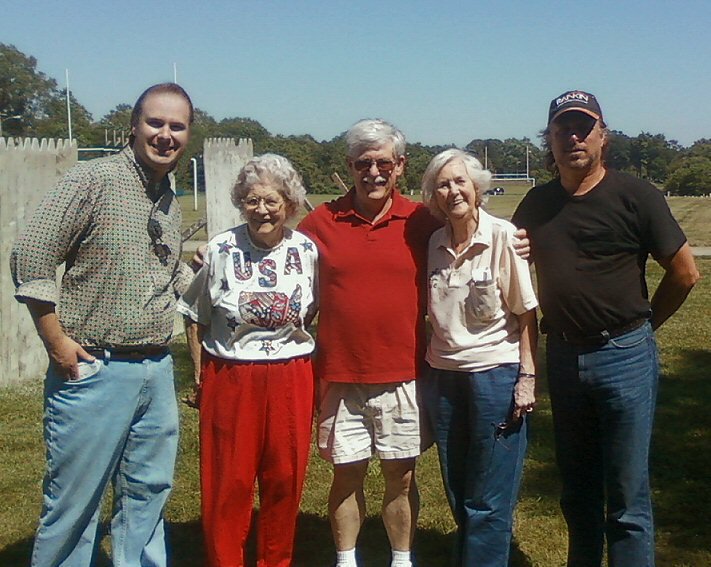 Staff and contractors at work